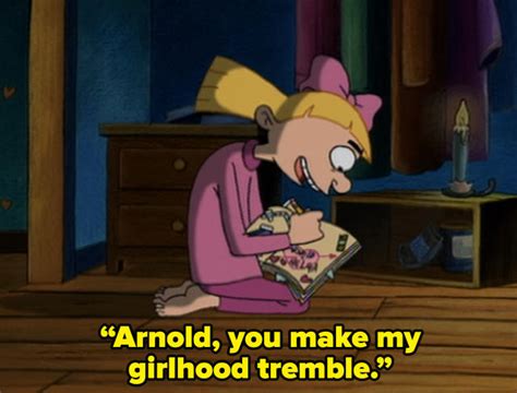 you make my girlhood tremble|hey arnold grandpa head.